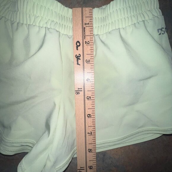 DSG Mid Rise Stride Run‎ Girl Shorts,  2XS, Light green - Picture 4 of 9